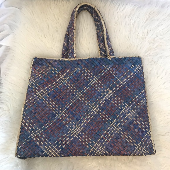Vintage Handbags - Sea Grass Woven Shooper